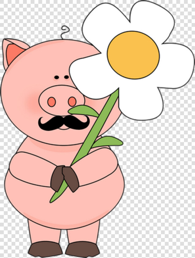  pig  mostacho  cerdito  bigote   Clean Dirty Clipart  HD Png DownloadTransparent PNG