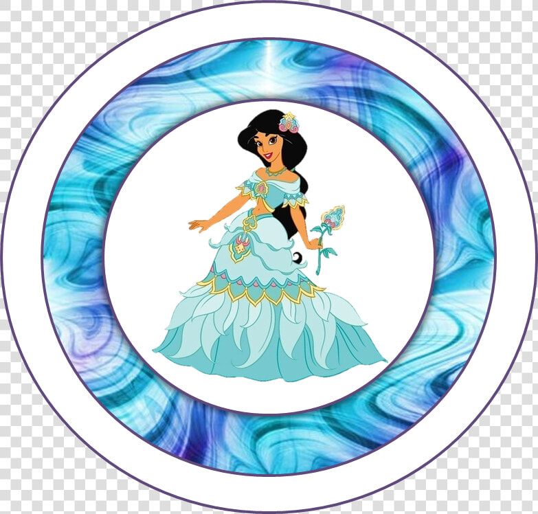 Toppers O Etiquetas De Jazmine Vestida De Princesa   Black And White Backgrounds  HD Png DownloadTransparent PNG