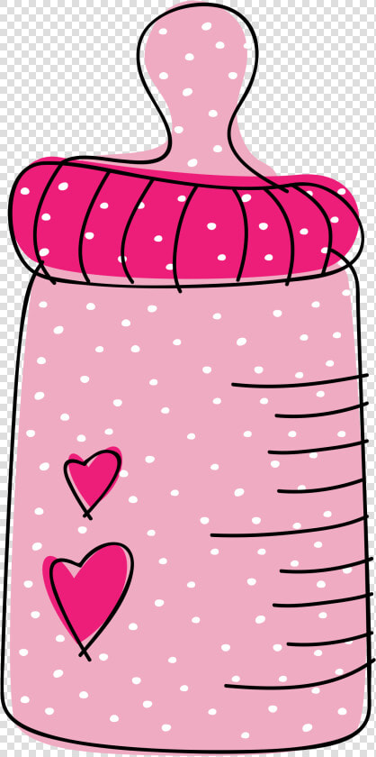 Baby Girl Clip Art Pink   Pink Baby Bottle Clipart  HD Png DownloadTransparent PNG