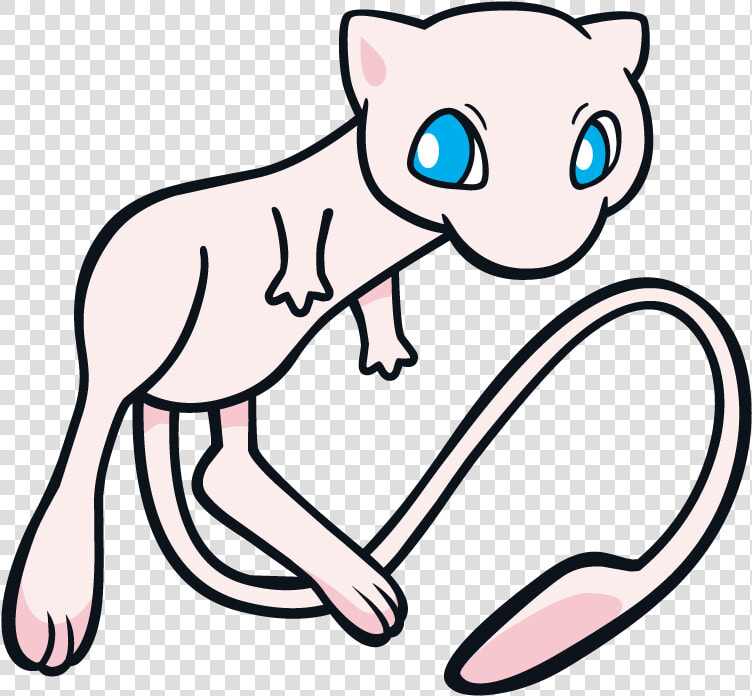 Mew Global Link Artwork Clipart   Png Download   Pokemon Mew Dream World  Transparent PngTransparent PNG