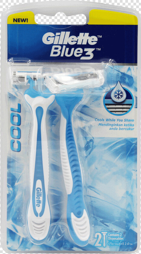 Gillette Blue 3 Disposable 2s  HD Png DownloadTransparent PNG