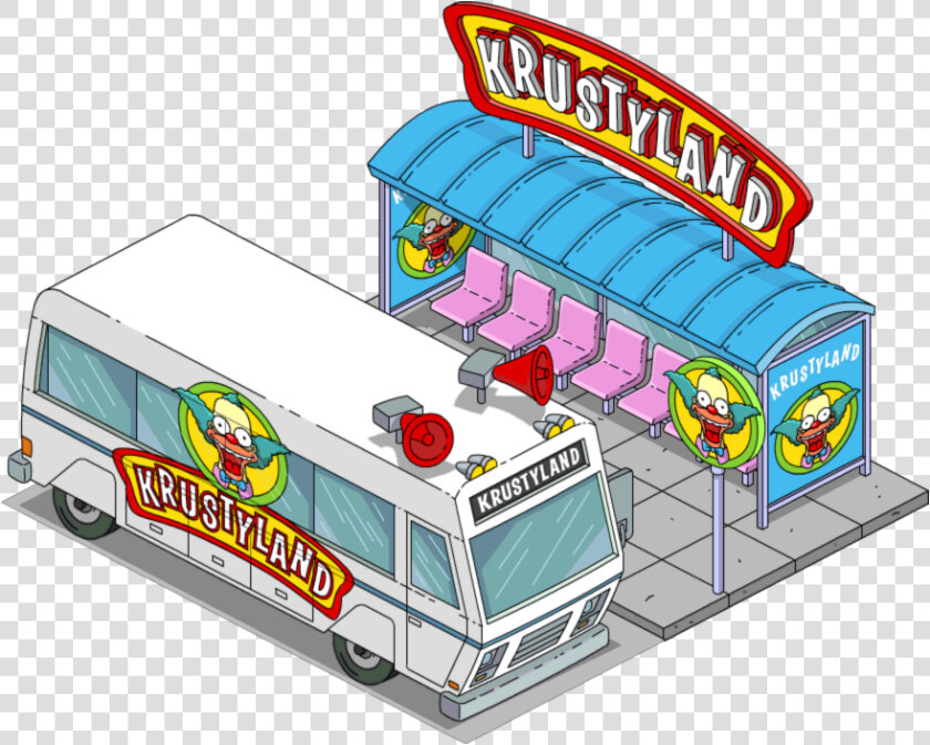 Simpsons Tapped Out To Work Krustyland Png  Transparent PngTransparent PNG