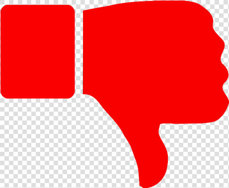 Dislike Png   Red Thumb Down Transparent  Png DownloadTransparent PNG