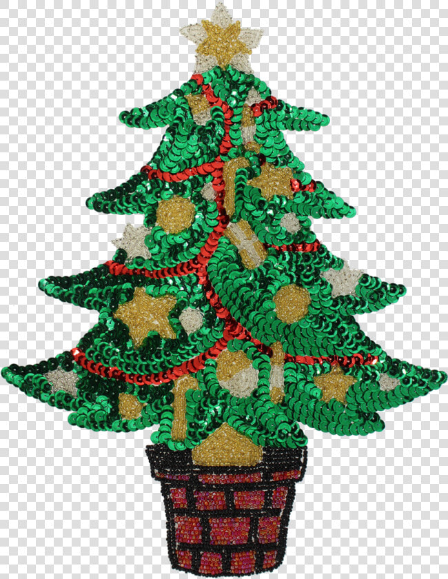 Sequin Beaded Applique Christmas  HD Png DownloadTransparent PNG