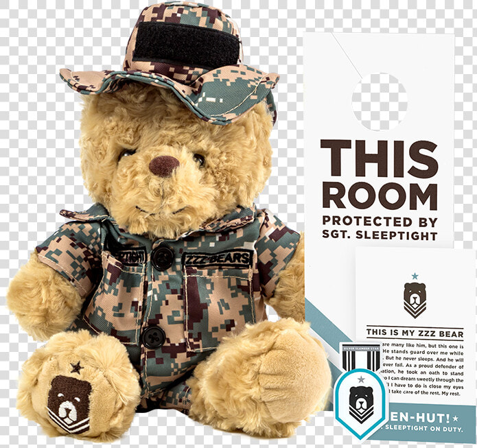 Marine Camouflage Teddy Bear With Sleep System And   Teddy Bear  HD Png DownloadTransparent PNG