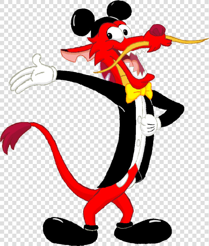 Leopard Lizard Clipart Mickey Mouse   Mushu Mickey Mouse  HD Png DownloadTransparent PNG