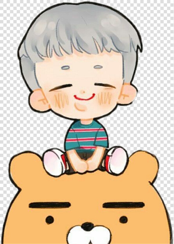 Ryan Cliparts   Rapmon Bts Fanart Chibi  HD Png DownloadTransparent PNG