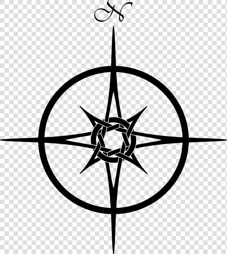 A Little Compas Rose Bit I Drew Up After Taking Inspiration   Christopher Columbus Symbol  HD Png DownloadTransparent PNG