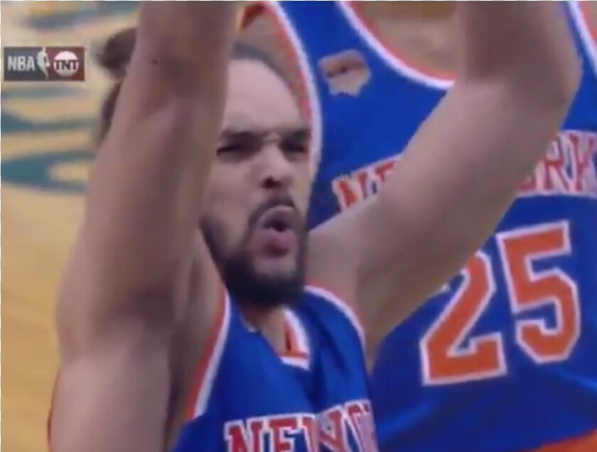 La Insólita Cara De Joakim Noah Tras Un Tiro Libre   Joakim Noah Free Throw  HD Png DownloadTransparent PNG