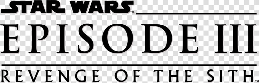 Star Wars Revenge Of The Sith Logo  HD Png DownloadTransparent PNG