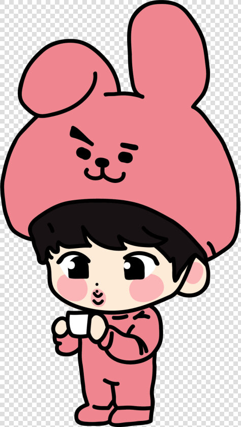 Jungkook  freetoedit  taehyung  chibi  bts  fanart   Fanart Jungkook Chibi  HD Png DownloadTransparent PNG