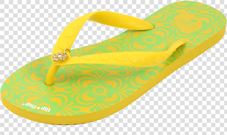 Tamara Comolli Flower Flip Flop In Yellow   Flip flops  HD Png DownloadTransparent PNG