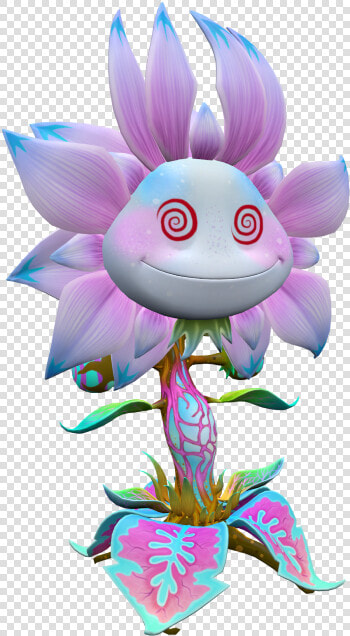 Download Zip Archive   Hypno Flower Pvz Gw2  HD Png DownloadTransparent PNG