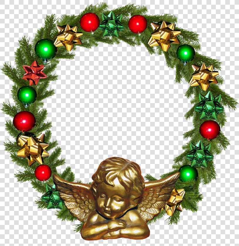 Frame  Border  Christmas  Angel   Christmas Frame Circle  HD Png DownloadTransparent PNG