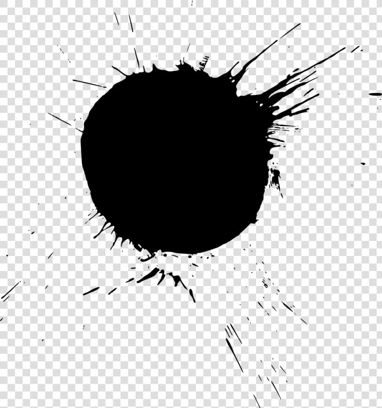 Graphic Black And White Download Grunge Circle Splash   Grunge Splash Png  Transparent PngTransparent PNG