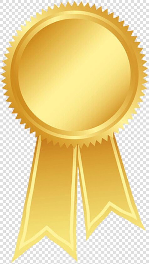 Prize Ribbon Yellow Clipart   Gold Certificate Ribbon Award  HD Png DownloadTransparent PNG