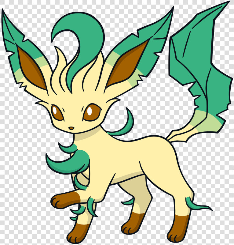 Leafeon Global Link Artwork   Pokemon Leafeon  HD Png DownloadTransparent PNG