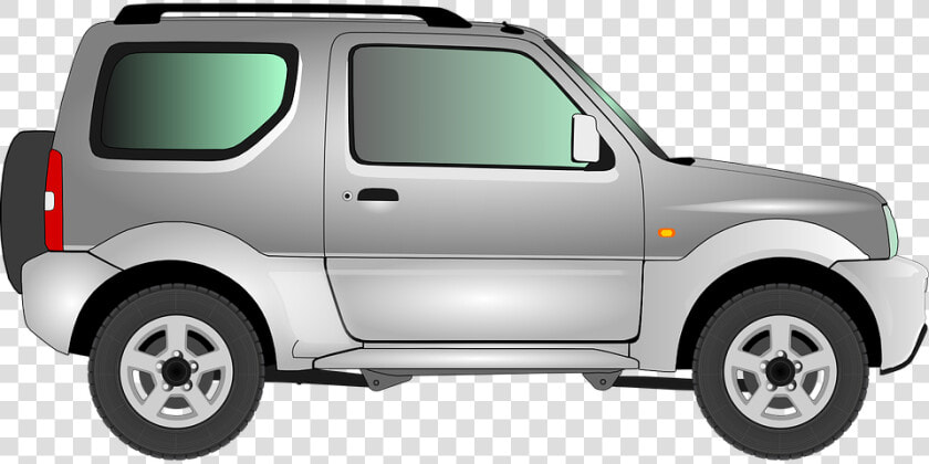 Jimny  Car  Vehicle  Automobile  Jeep  Suzuki    Silver Car Clip Art  HD Png DownloadTransparent PNG