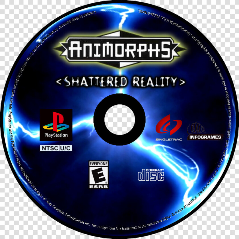 Animorphs Shattered Reality Ps1 Disc  HD Png DownloadTransparent PNG