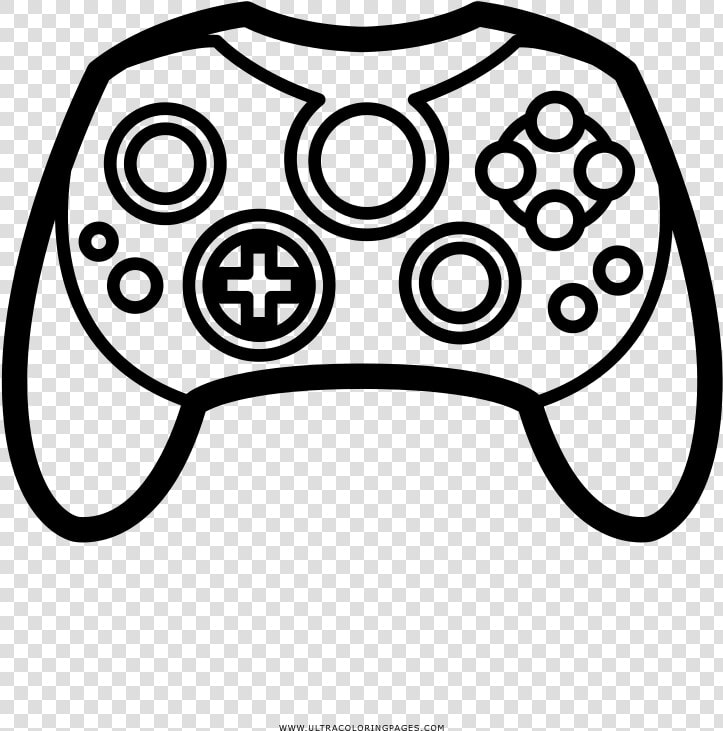 Video Game Controller Coloring Page   Controles De Xbox Para Colorear  HD Png DownloadTransparent PNG