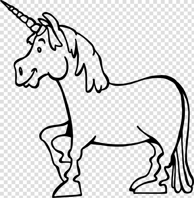 Unicorn   Coloring Book Unicorn  HD Png DownloadTransparent PNG