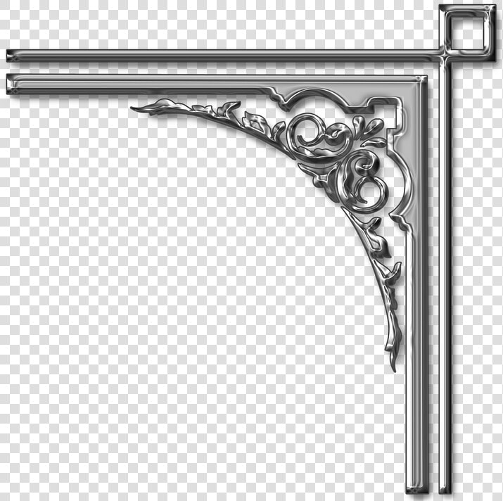 Victorian  Art Deco  Corner  Border  Frame  Floral   Metal Corner Border Png  Transparent PngTransparent PNG