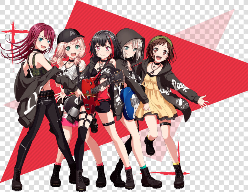 Bang Dream Wikia   Bang Dream Afterglow  HD Png DownloadTransparent PNG