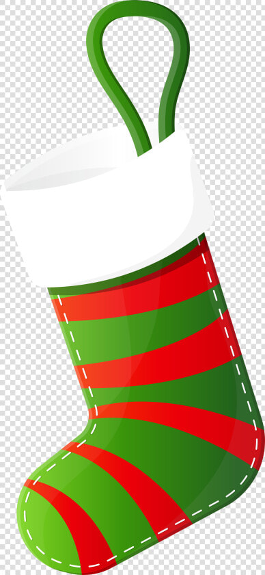 Stockings Clipart Green   Christmas Sock Clipart  HD Png DownloadTransparent PNG