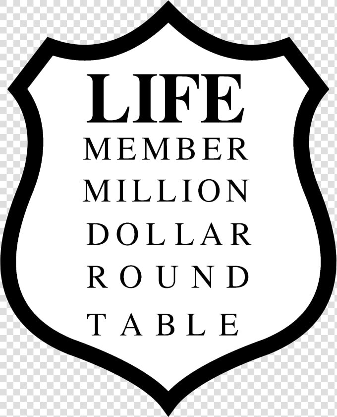 Million Dollar Round Table Logo Black And White   Member Million Dollar Round Table  HD Png DownloadTransparent PNG