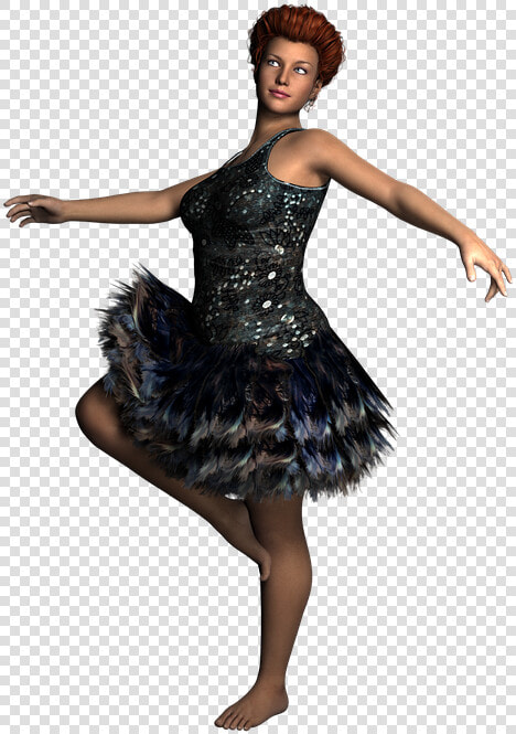 Dancer  3d  Model  Render  Woman  Dress  Female  Young   3d Model Dancer  HD Png DownloadTransparent PNG