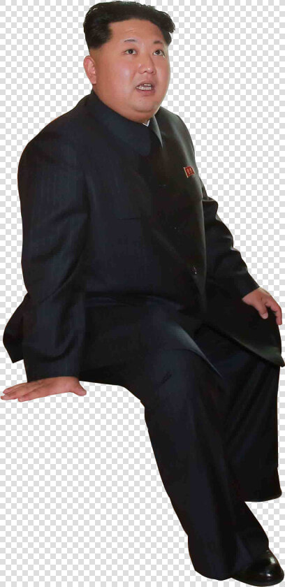 Kim Jong Un Sitting Transparent  HD Png DownloadTransparent PNG