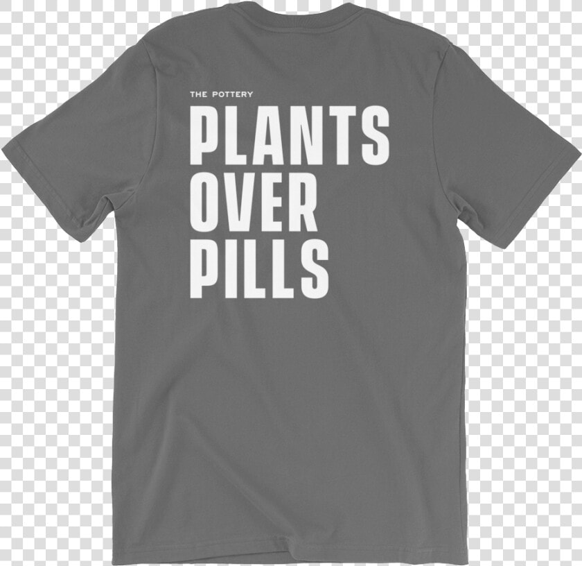 Plantsoverpills Outlinewhite Black Back Tshirt  HD Png DownloadTransparent PNG