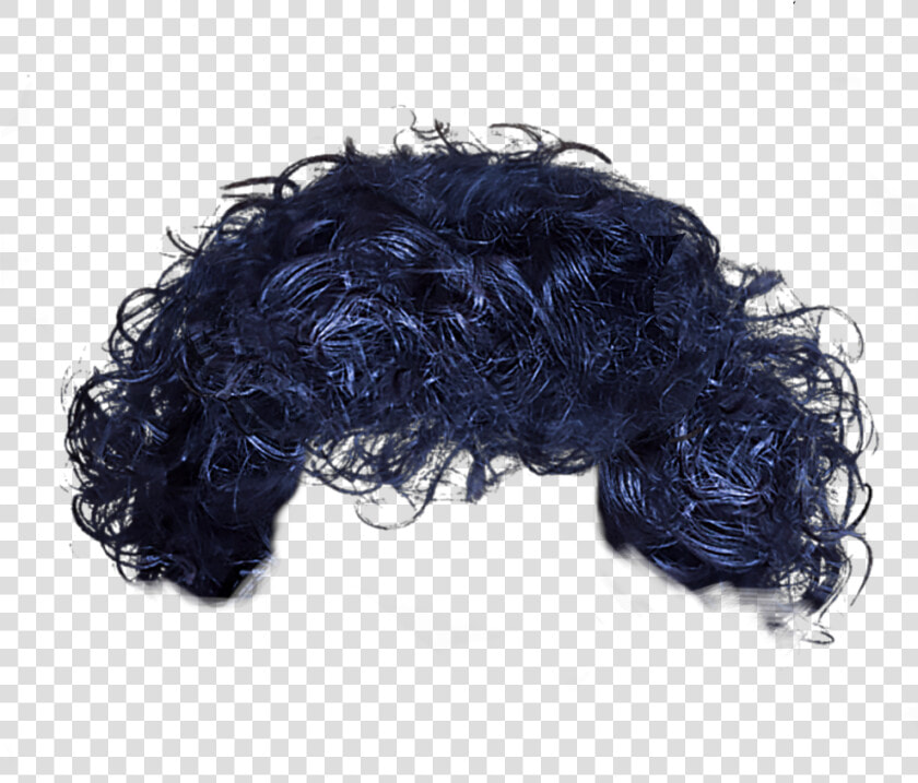  bluish  cobaltblue  curlyhair  wig  curly  hair   Lace Wig  HD Png DownloadTransparent PNG