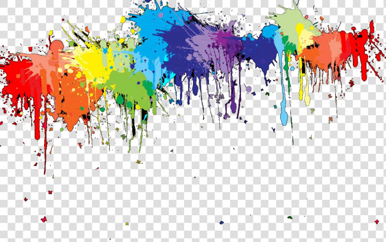 Rainbow Paint Splatter White Background   Png Download   Rainbow Paint Splatter  Transparent PngTransparent PNG