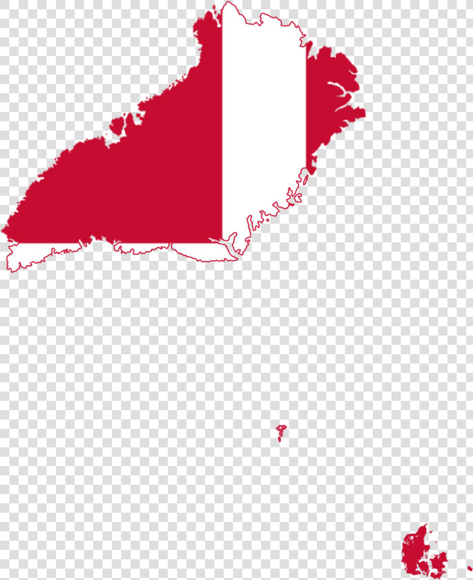 Kingdom Of Denmark Flag Map  HD Png DownloadTransparent PNG