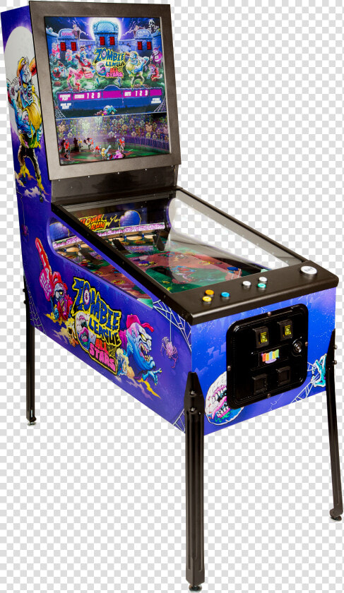 Valley Dynamo Zombie League All Stars Pinball Machine   Baseball Pinballs  HD Png DownloadTransparent PNG