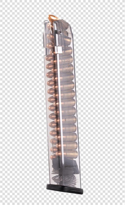 Translucent Glock 18 Mag   Ets 9mm Glock Magazines  HD Png DownloadTransparent PNG