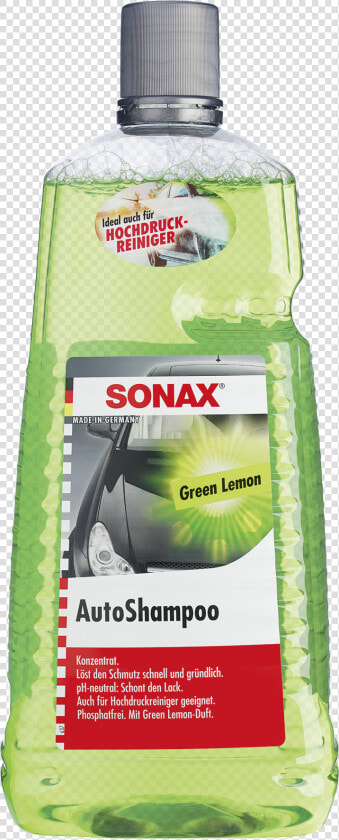 Sonax Green Lemon Shampoo  HD Png DownloadTransparent PNG