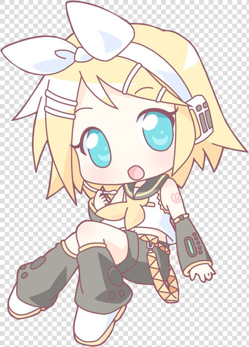 Vocaloid      Rin Kagamine Chibi Png  Transparent PngTransparent PNG