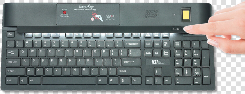 Ksi 1700 Sx Hfffb 16 Led Hi Res Transparent With Finger   Terabyte Keyboard  HD Png DownloadTransparent PNG