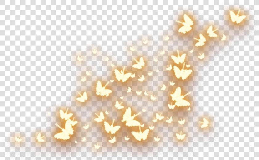  ftestickers  butterflies  butterflylight  glowing   Gold Glow Butterfly Png  Transparent PngTransparent PNG