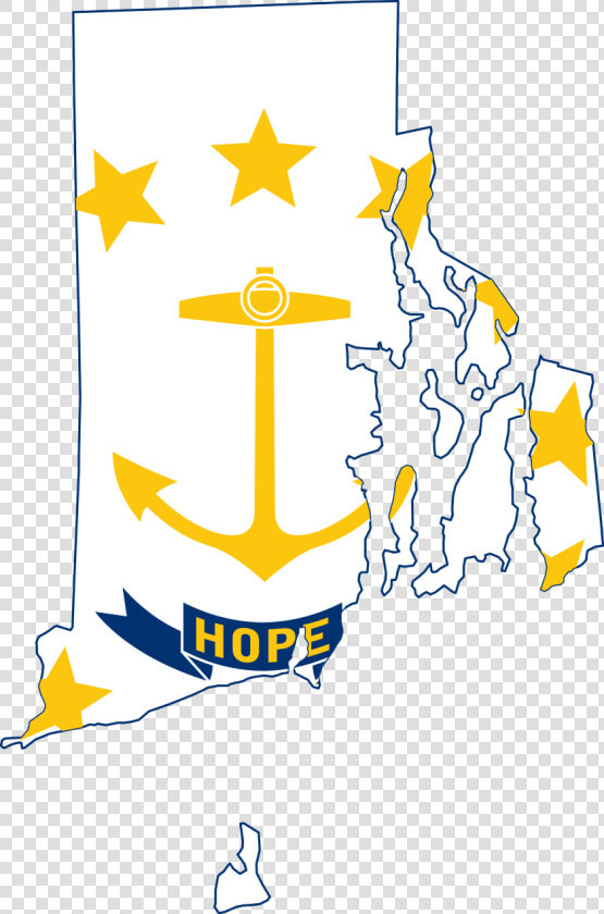 Printable Rhode Island Flag  HD Png DownloadTransparent PNG