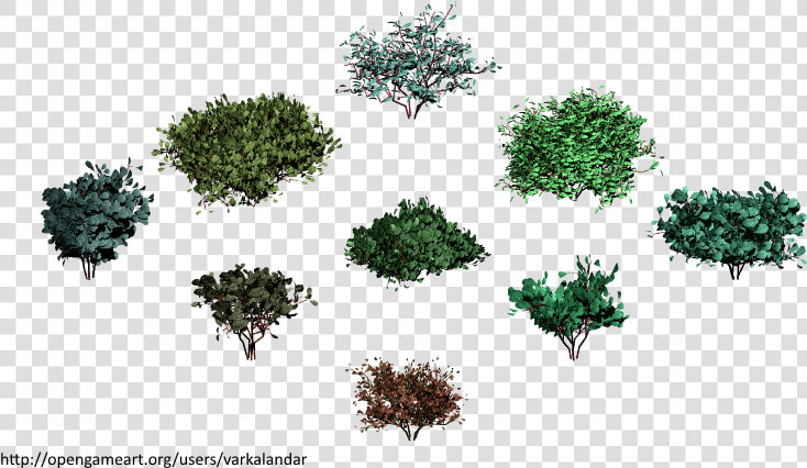 Hjm Bushes 06 Alpha   2d Pixel Art Bush  HD Png DownloadTransparent PNG