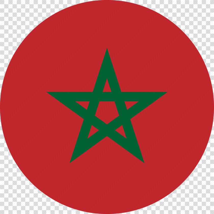 Morocco Flag Png   Circle  Transparent PngTransparent PNG