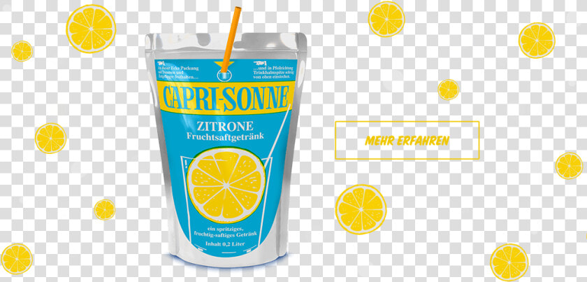 Transparent Capri Sun Png   Capri Sonne Zitrone Retro  Png DownloadTransparent PNG