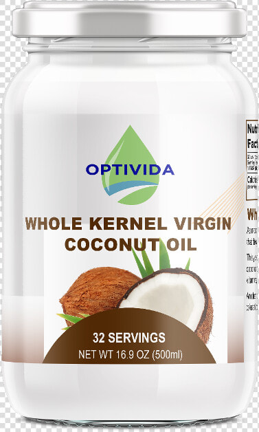 Optivida Whole Kernel Virgin Coconut Oil   Almond Milk  HD Png DownloadTransparent PNG