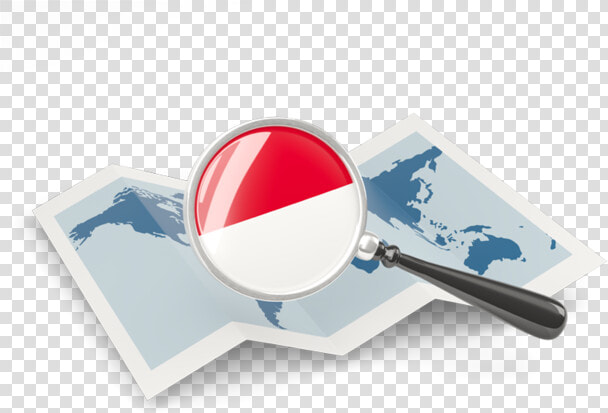 Magnified Flag With Map  HD Png DownloadTransparent PNG