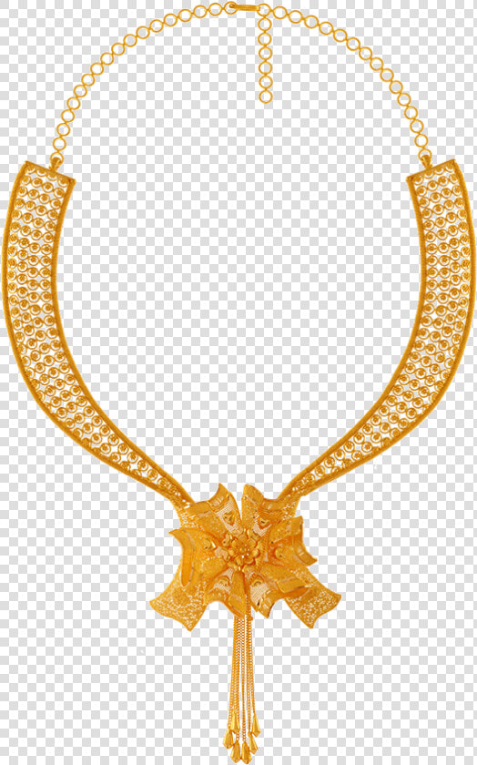 Chandra Jewellers 22kt Yellow Gold Necklace For Women   Pc Chandra Jewellers Necklace Collection With Price  HD Png DownloadTransparent PNG