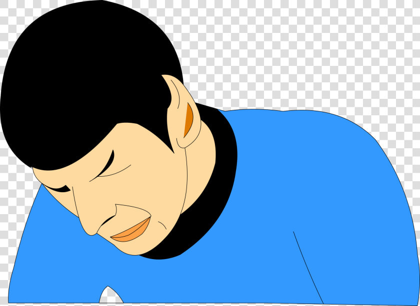 Spock  Star  Trek  Cartoon  Sad  Drawing  Scifi  Vulcan   Star Trek Vulcan Vector  HD Png DownloadTransparent PNG