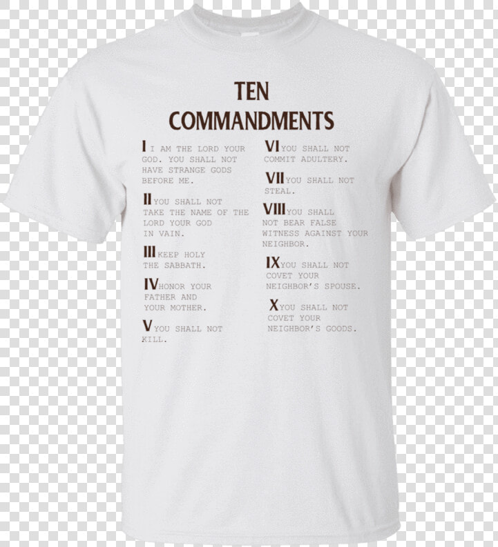 Ten Commandments V2 Apparel Our Lord Style Class   Laserdisc  HD Png DownloadTransparent PNG